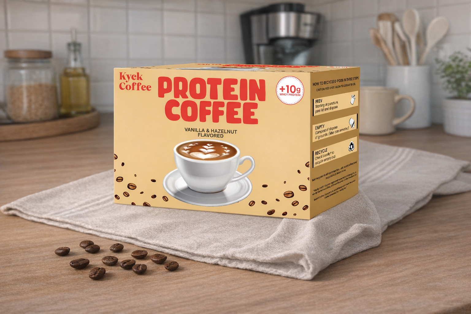 Protein Coffee K Cup Box